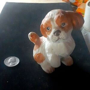 Adorable Ceramic Puppy Figurine